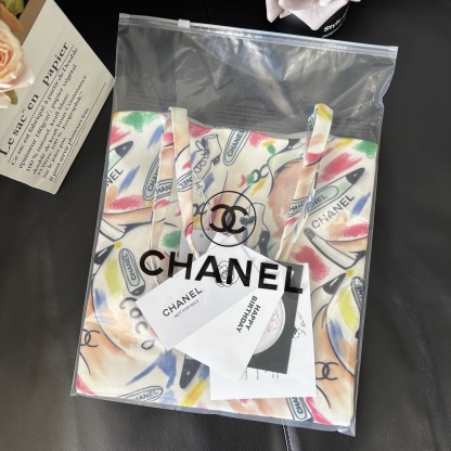 Chanel Graffiti Tote: Staff Uniform Exclusive | 34x34cm Canvas Collector Art