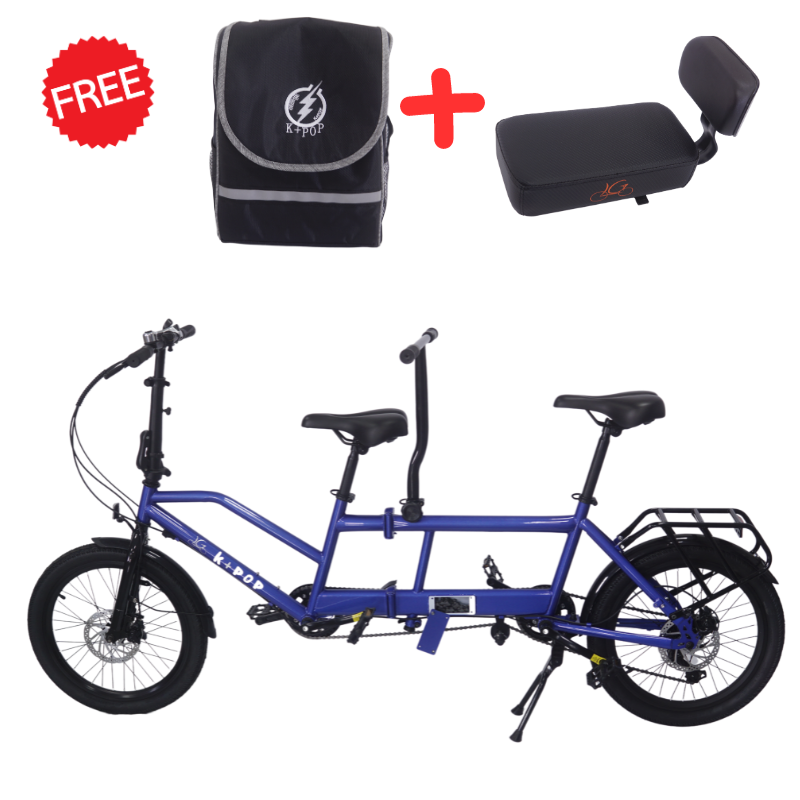 K+POP 20 inches Folding Tandem Bicycles 