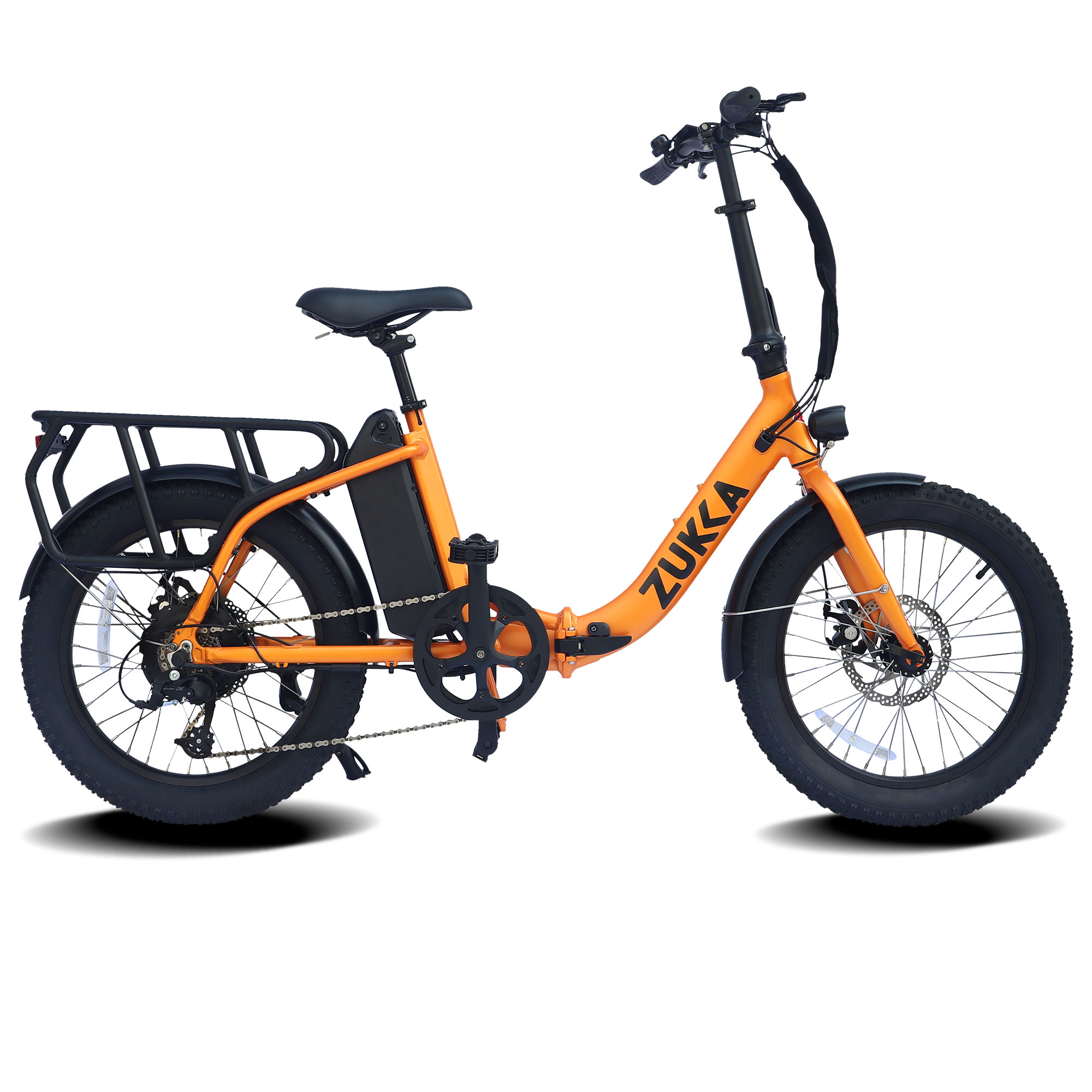 20" Fat Tire Foldable Electric Bike 7-Speed Electric Bicycles 