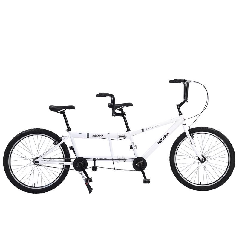 MECHNA 26 Inch Foldable Tandem Bike 3-persons Bicycles