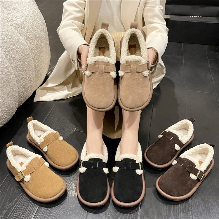 🤶🏻 Christmas Sale-50% OFF 🎁 Women's Fleece Slip-On Snow Boots 💗