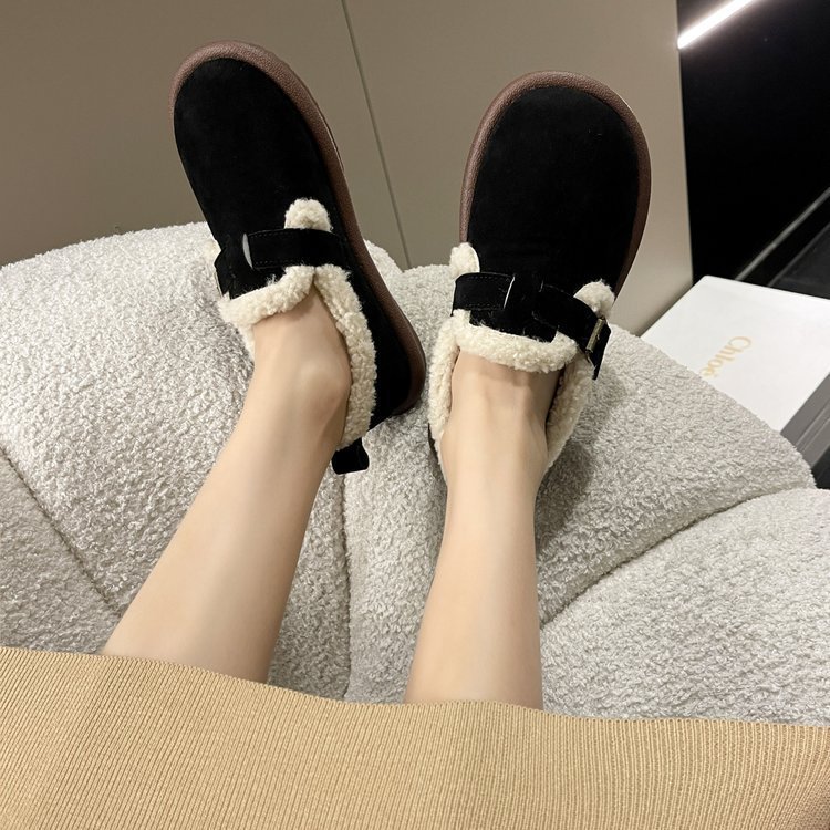 🤶🏻 Christmas Sale-50% OFF 🎁 Women's Fleece Slip-On Snow Boots 💗
