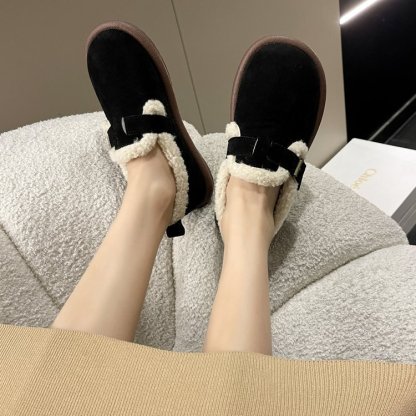 🤶🏻 Christmas Sale-50% OFF 🎁 Women's Fleece Slip-On Snow Boots 💗