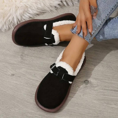 🤶🏻 Christmas Sale-50% OFF 🎁 Women's Fleece Slip-On Snow Boots 💗