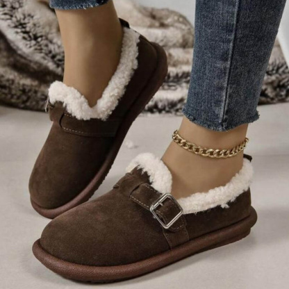 🤶🏻 Christmas Sale-50% OFF 🎁 Women's Fleece Slip-On Snow Boots 💗