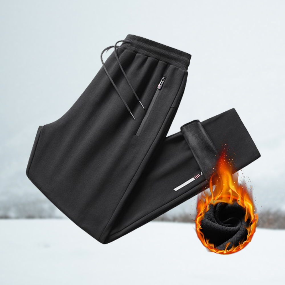 Mozhvita  2022 new autumn and winter men's fleece casual pants