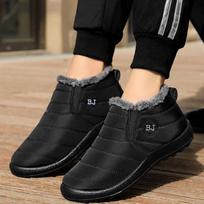Comfortable winter warm men's and women's waterproof cotton shoes