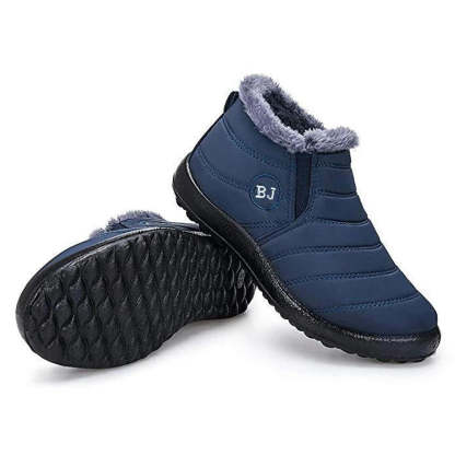 Comfortable winter warm men's and women's waterproof cotton shoes