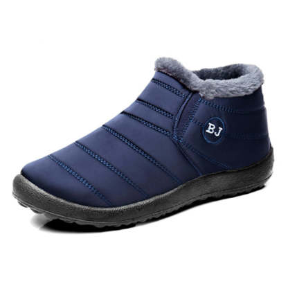 Comfortable winter warm men's and women's waterproof cotton shoes