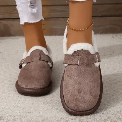 🤶🏻 Christmas Sale-50% OFF 🎁 Women's Fleece Slip-On Snow Boots 💗