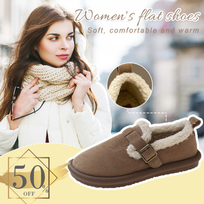 🤶🏻 Christmas Sale-50% OFF 🎁 Women's Fleece Slip-On Snow Boots 💗
