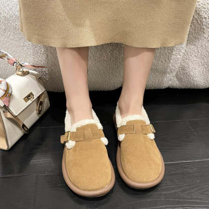 Women's Fleece Slip-On Snow Boots