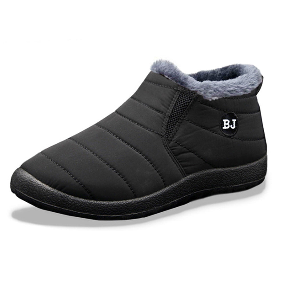 Comfortable winter warm men's and women's waterproof cotton shoes