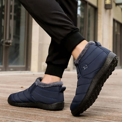 Comfortable winter warm men's and women's waterproof cotton shoes