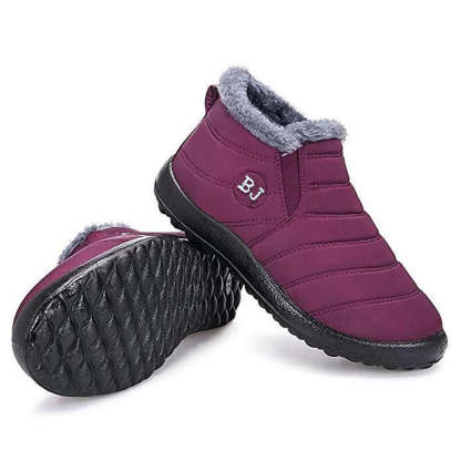 Comfortable winter warm men's and women's waterproof cotton shoes