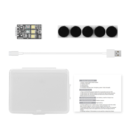 30 Pcs BRDRC Ultra-Light Strobe Light