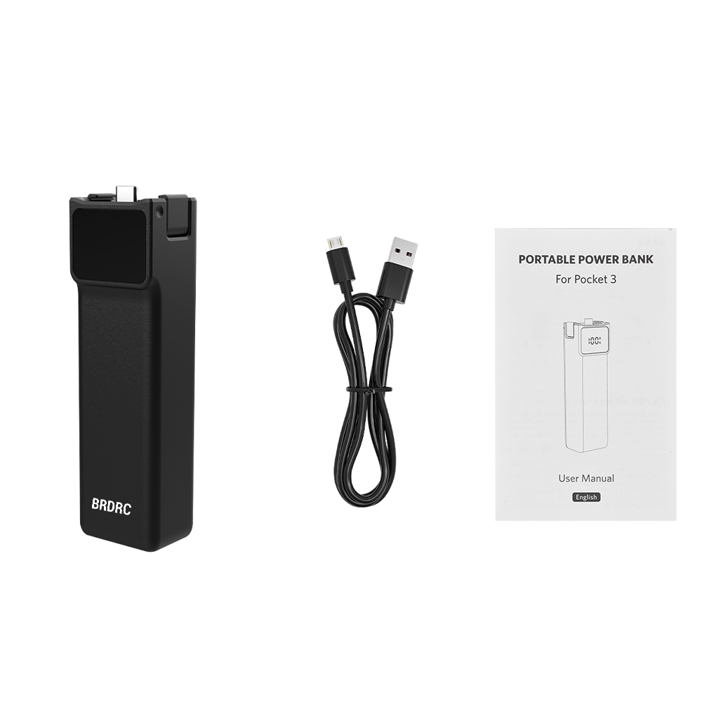 BRDRC Battery Handle for DJI Pocket 4/3