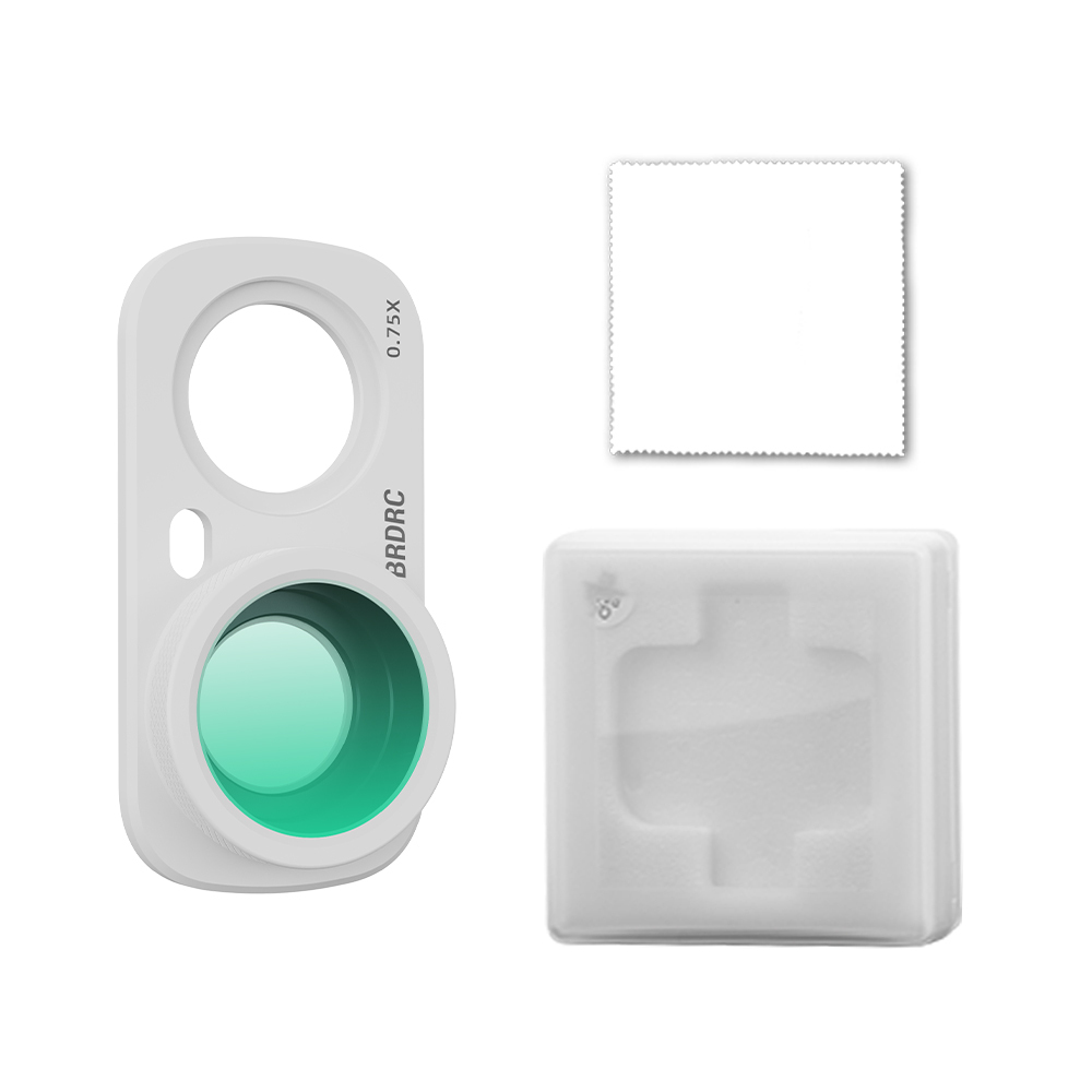 BRDRC Wide Angle Lens White for Insta360 Luna Ultra