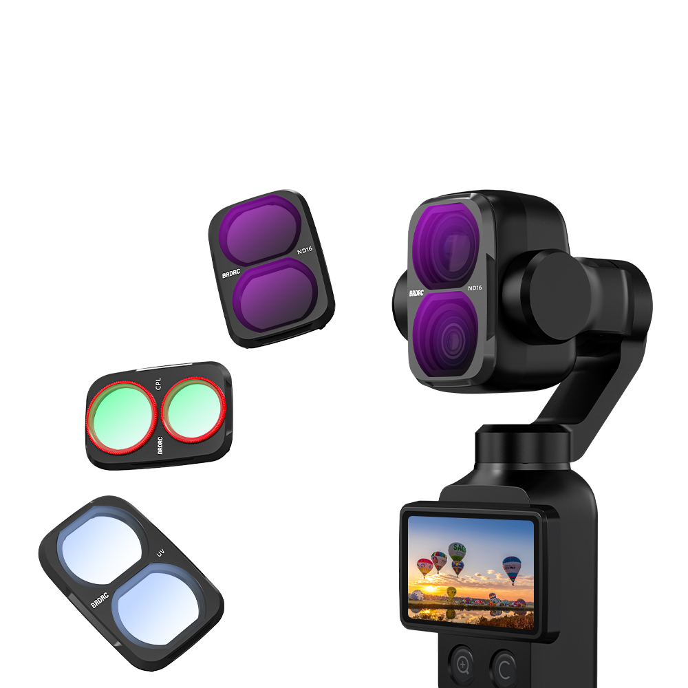 BRDRC Lens Filter Kit for DJI OSMO Pocket 4P 