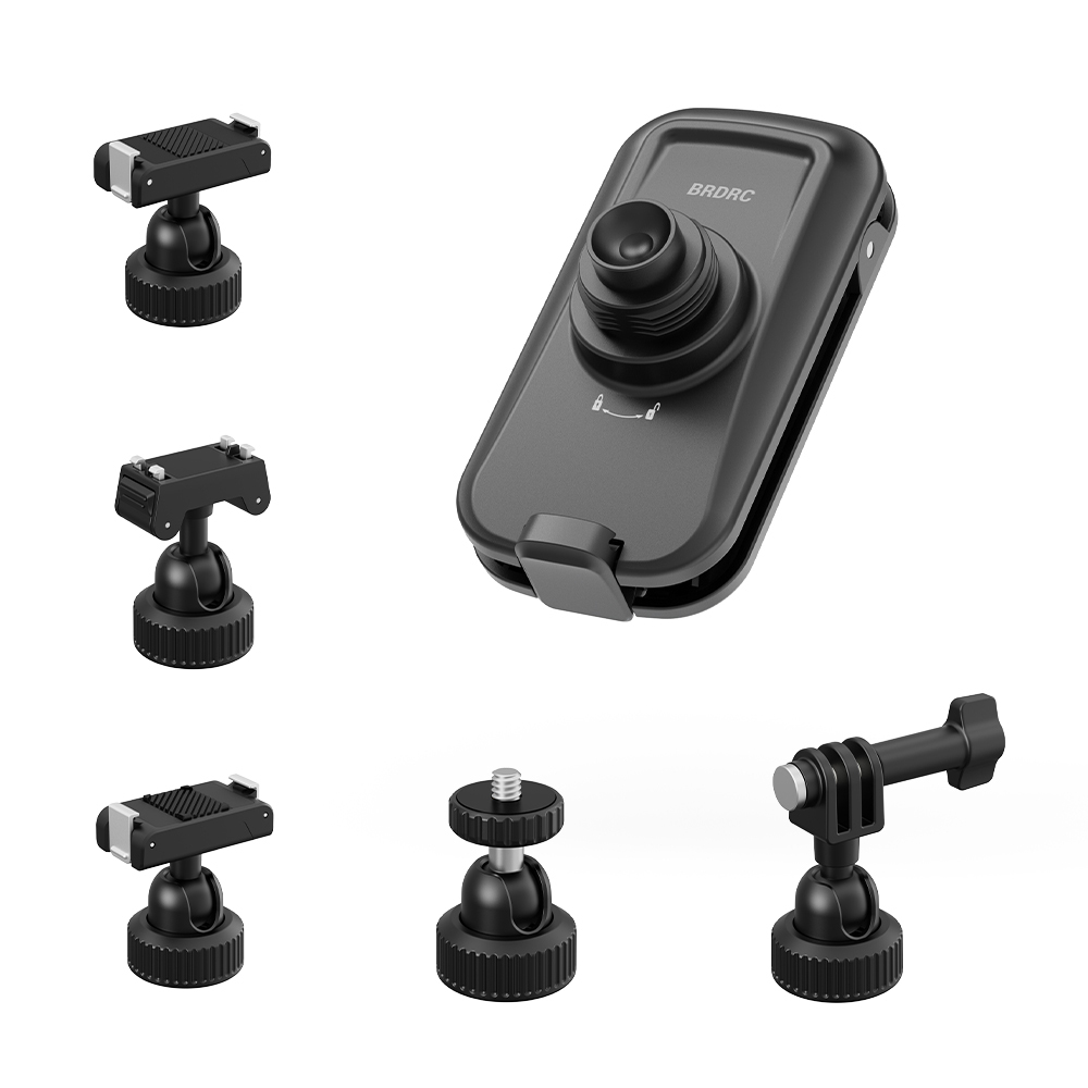 BRDRC Backpack Clip Mount for DJI Action 6/5 Pro/4