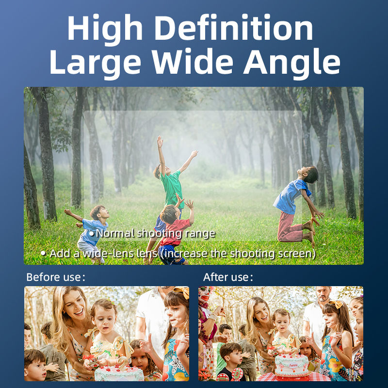 BRDRC  Wide Angle Lens for DJI OSMO Pocket 3( Aluminum Alloy Frame)