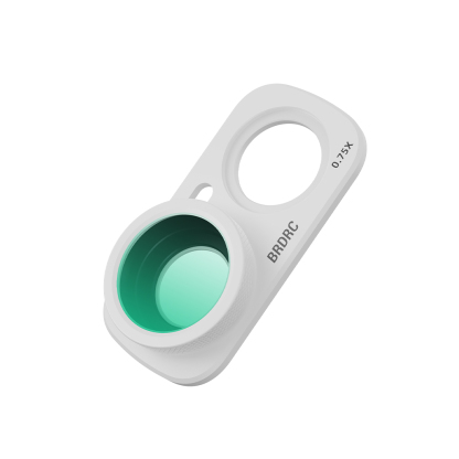 BRDRC Wide Angle Lens White for Insta360 Luna Ultra