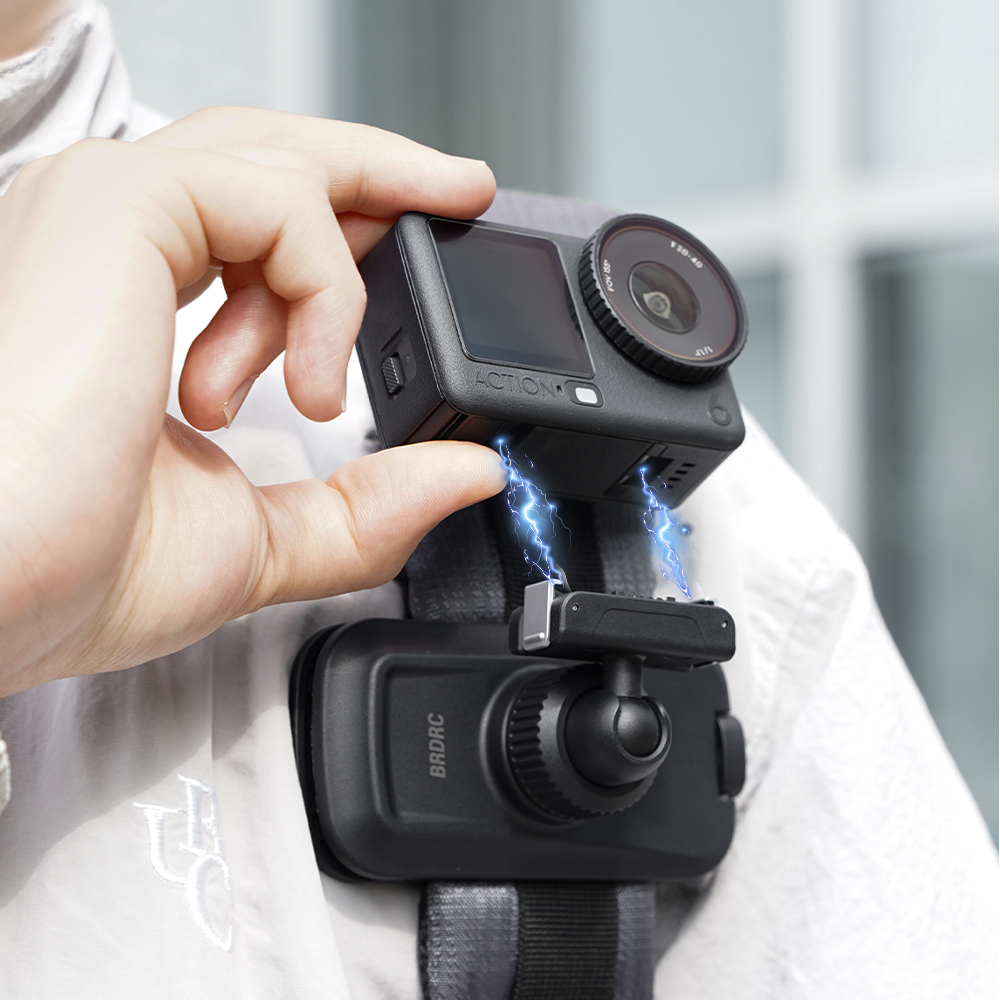 BRDRC Backpack Clip Mount for DJI Action 6/5 Pro/4