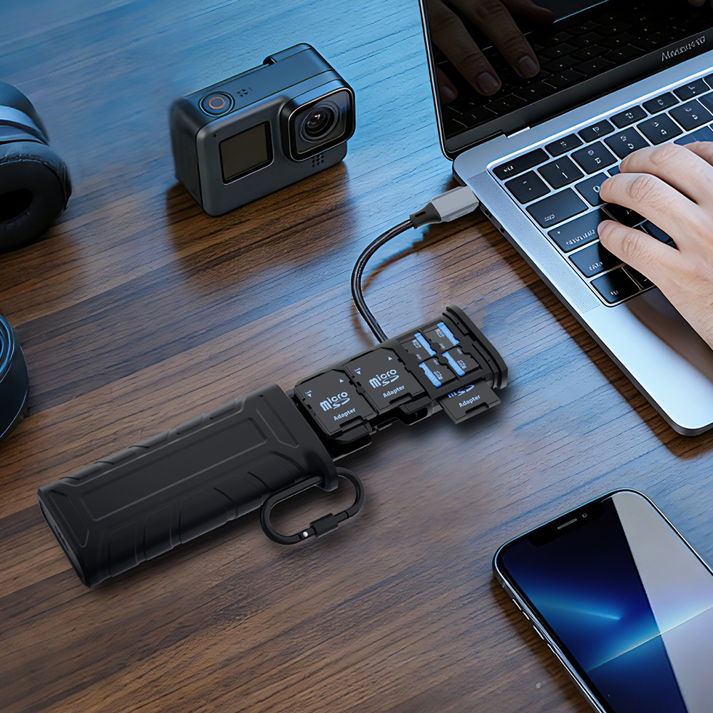 BRDRC Flash Transfer Card Case for Action Cameras