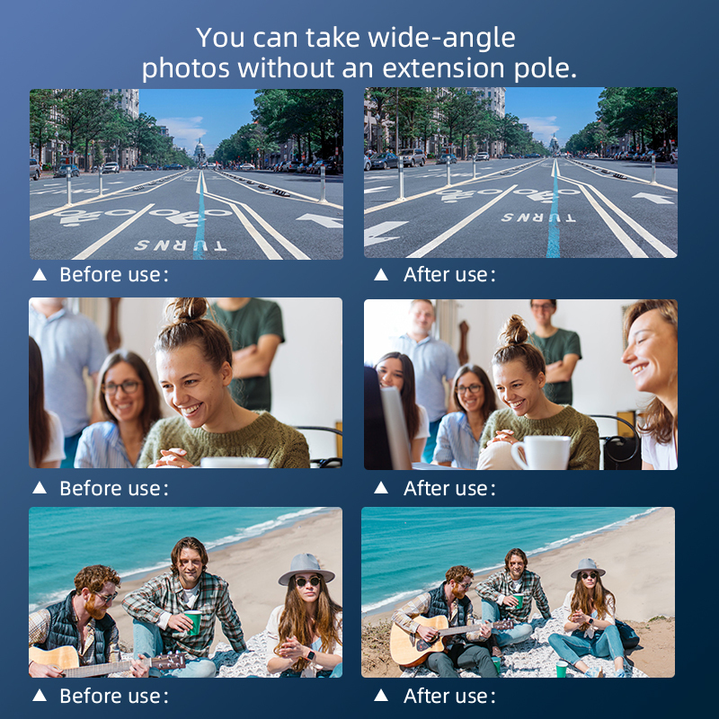 BRDRC  Wide Angle Lens for DJI OSMO Pocket 3( Aluminum Alloy Frame)