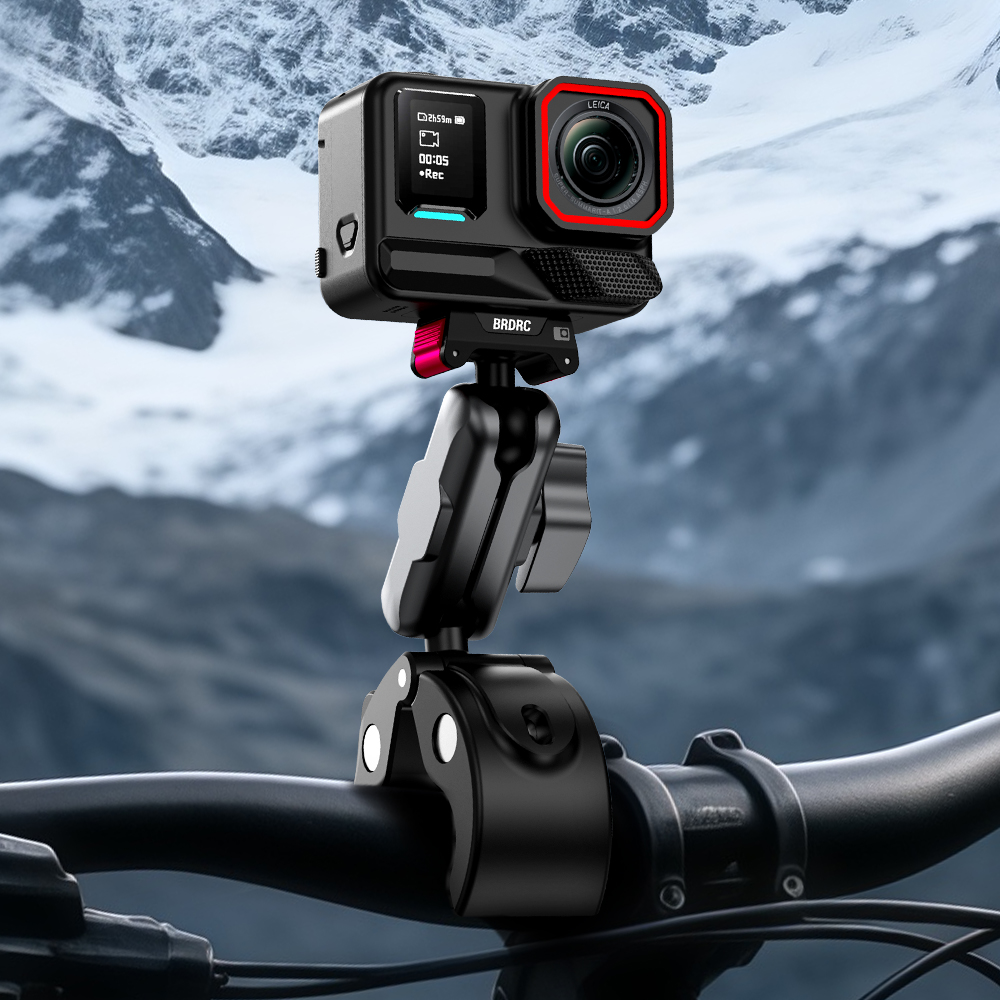 BRDRC Cycling Motorcycle Clip for Insta360 X6 X5 Ace Pro 2