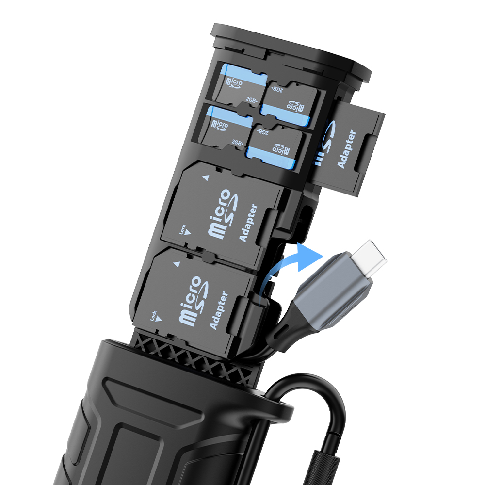 BRDRC Flash Transfer Card Case for Action Cameras