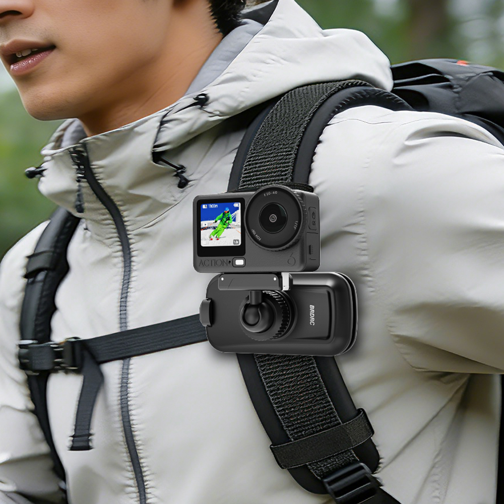 BRDRC Backpack Clip Mount for DJI Action 6/5 Pro/4