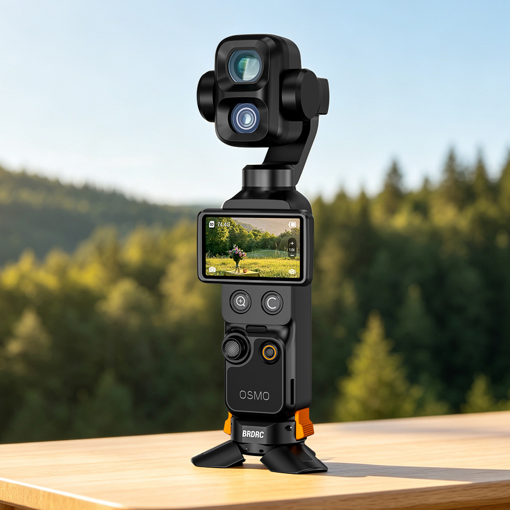 Flymile Charging Base Adapter Mini Tripod for DJI OSMO Pocket 4P/4/3