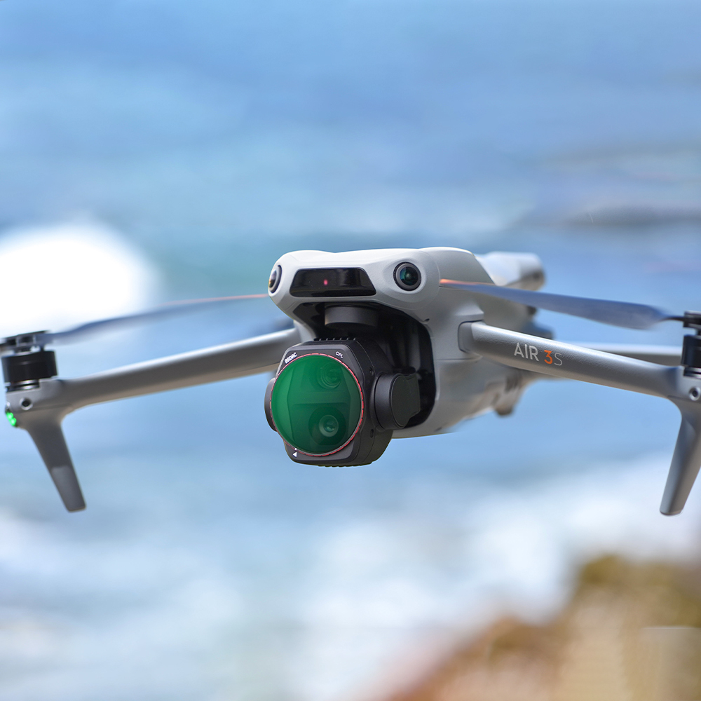 BRDRC Lens Filters Adjustable CPL ND8 ND16 ND32 ND64 UV LPR For DJI AIR 3S