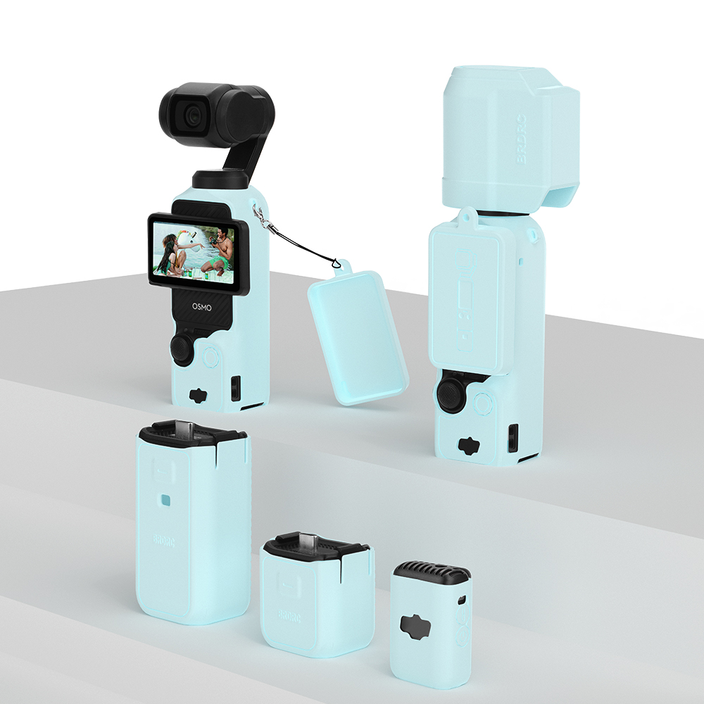 BRDRC omnipotent version Silicone Protective Case For DJI OSMO Pocket 3