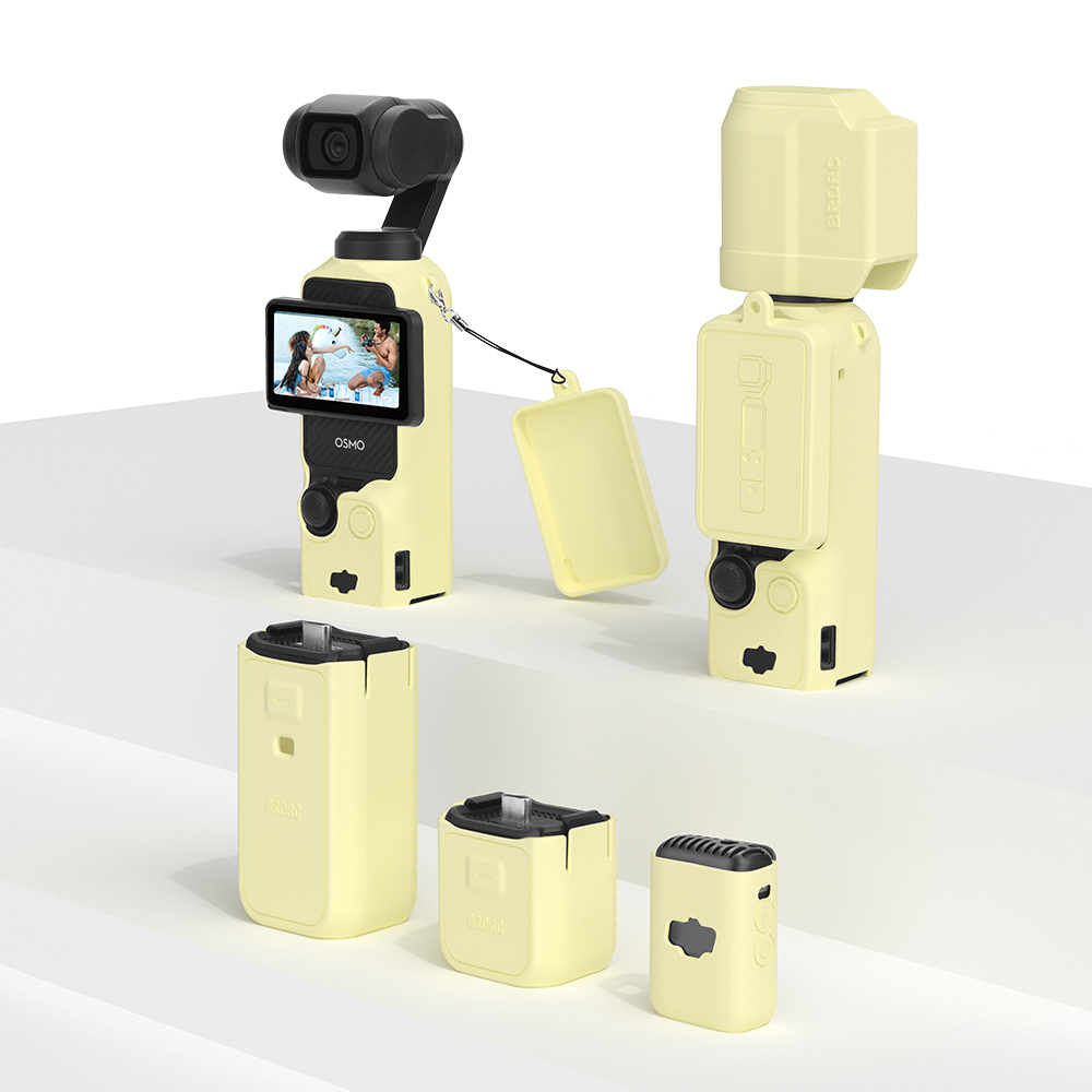 BRDRC omnipotent version Silicone Protective Case For DJI OSMO Pocket 3