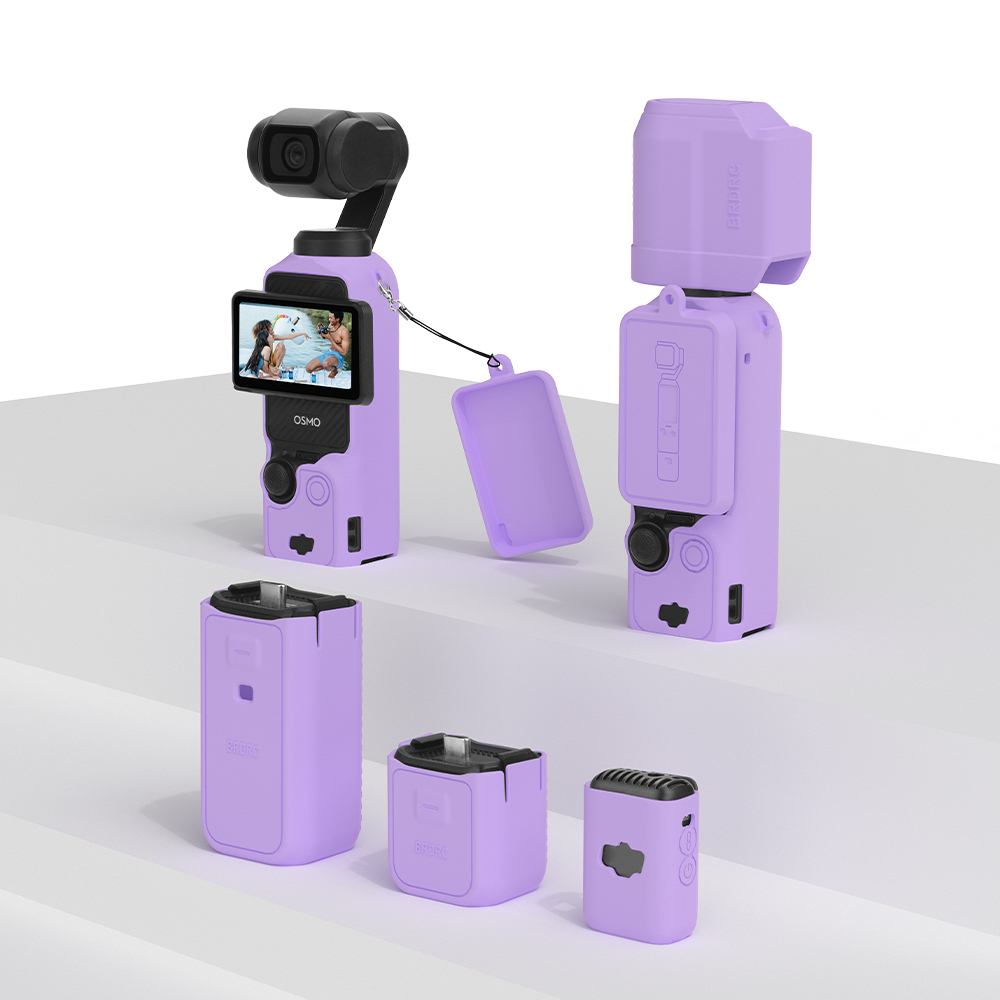 BRDRC omnipotent version Silicone Protective Case For DJI OSMO Pocket 3