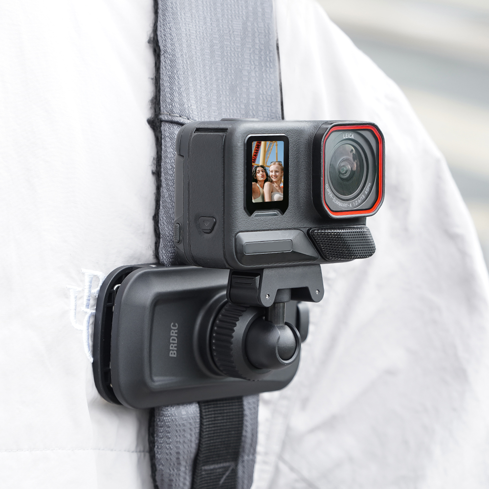 BRDRC Backpack Clip Mount for DJI Action 6/5 Pro/4