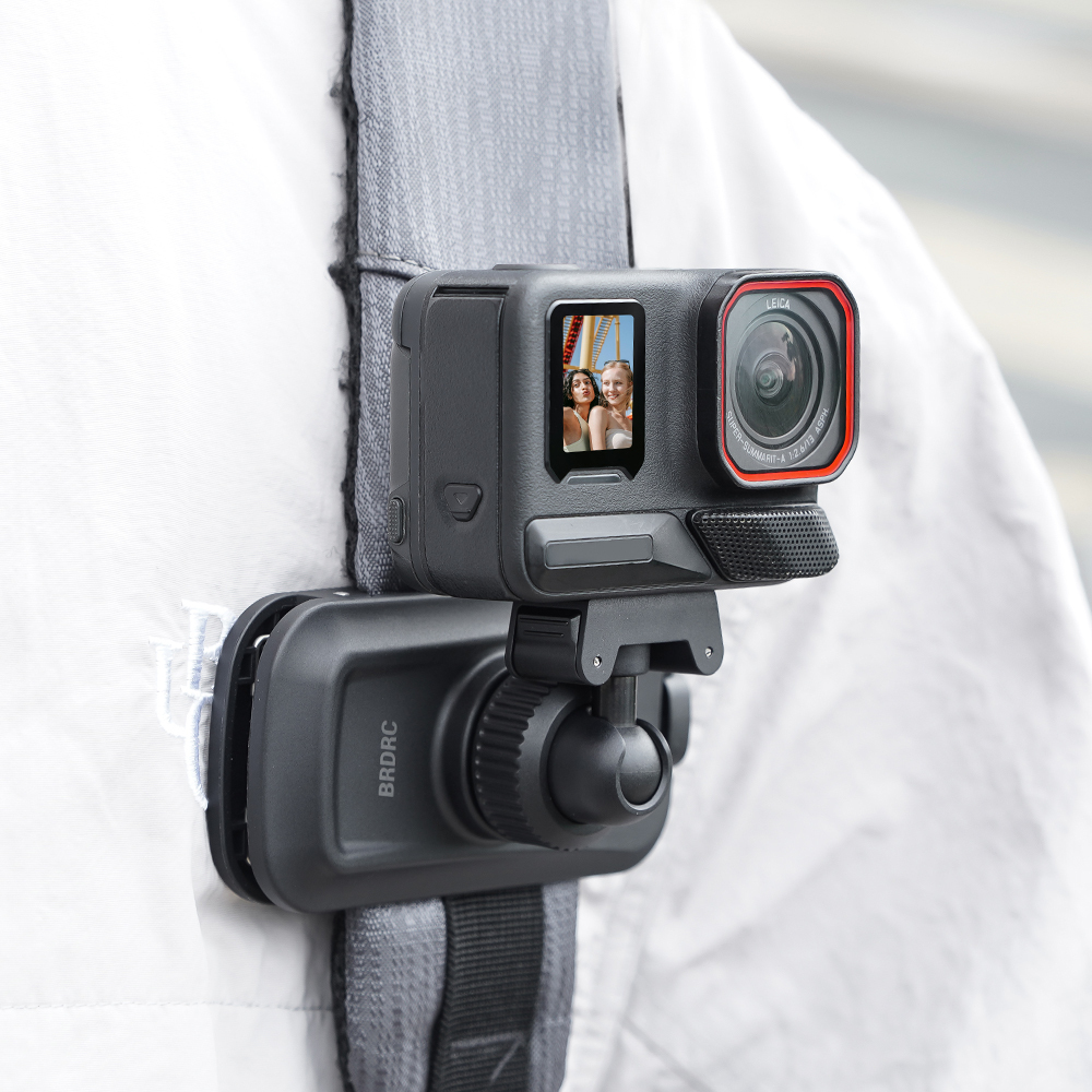 BRDRC Backpack Clip Mount for DJI Action 6/5 Pro/4