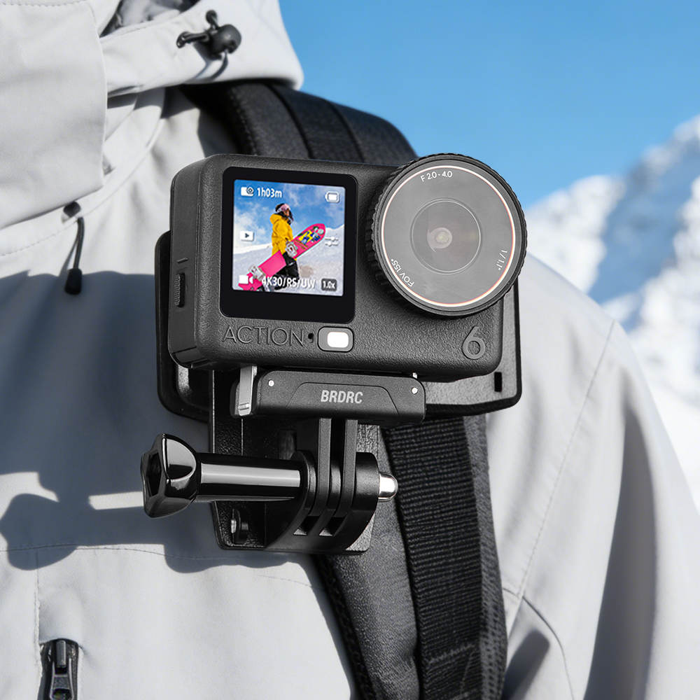 BRDRC Magnetic Quick Release Adapter Mount for DJI OSMO Action 6/Nano/Action 5