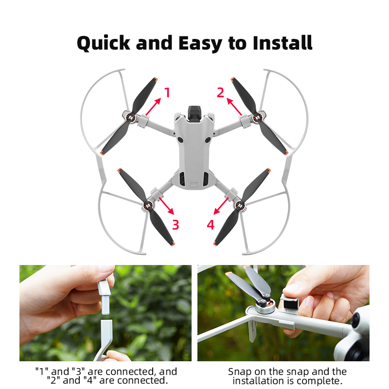 BRDRC Lightweight Propeller Guard for DJI Mini 4 Pro