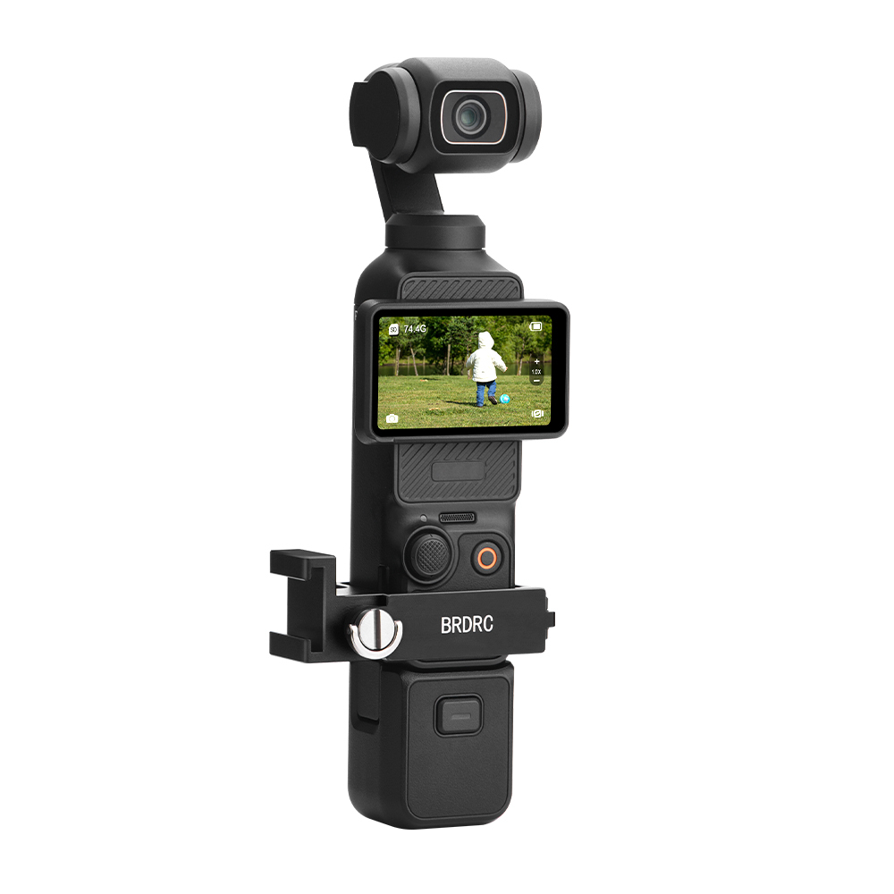 BRDRC Cold Shoe Mount Adapter for DJI Pocket 3 Camera