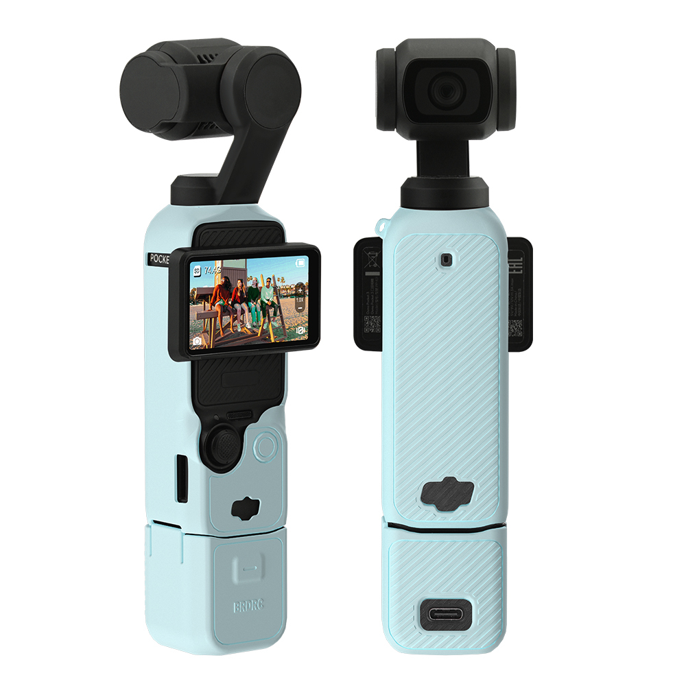 BRDRC Stand-alone Version Silicone Protective Case For DJI OSMO Pocket 3