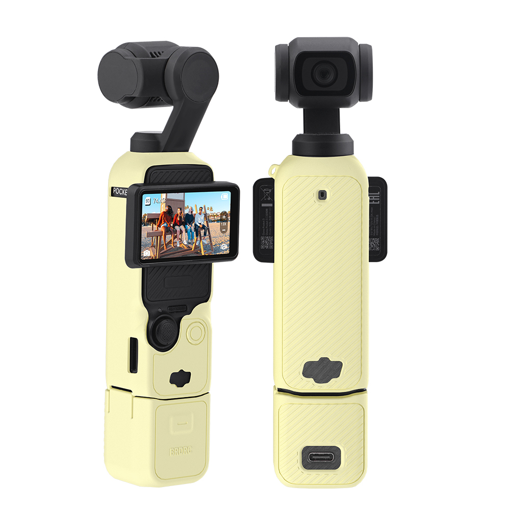 BRDRC Stand-alone Version Silicone Protective Case For DJI OSMO Pocket 3