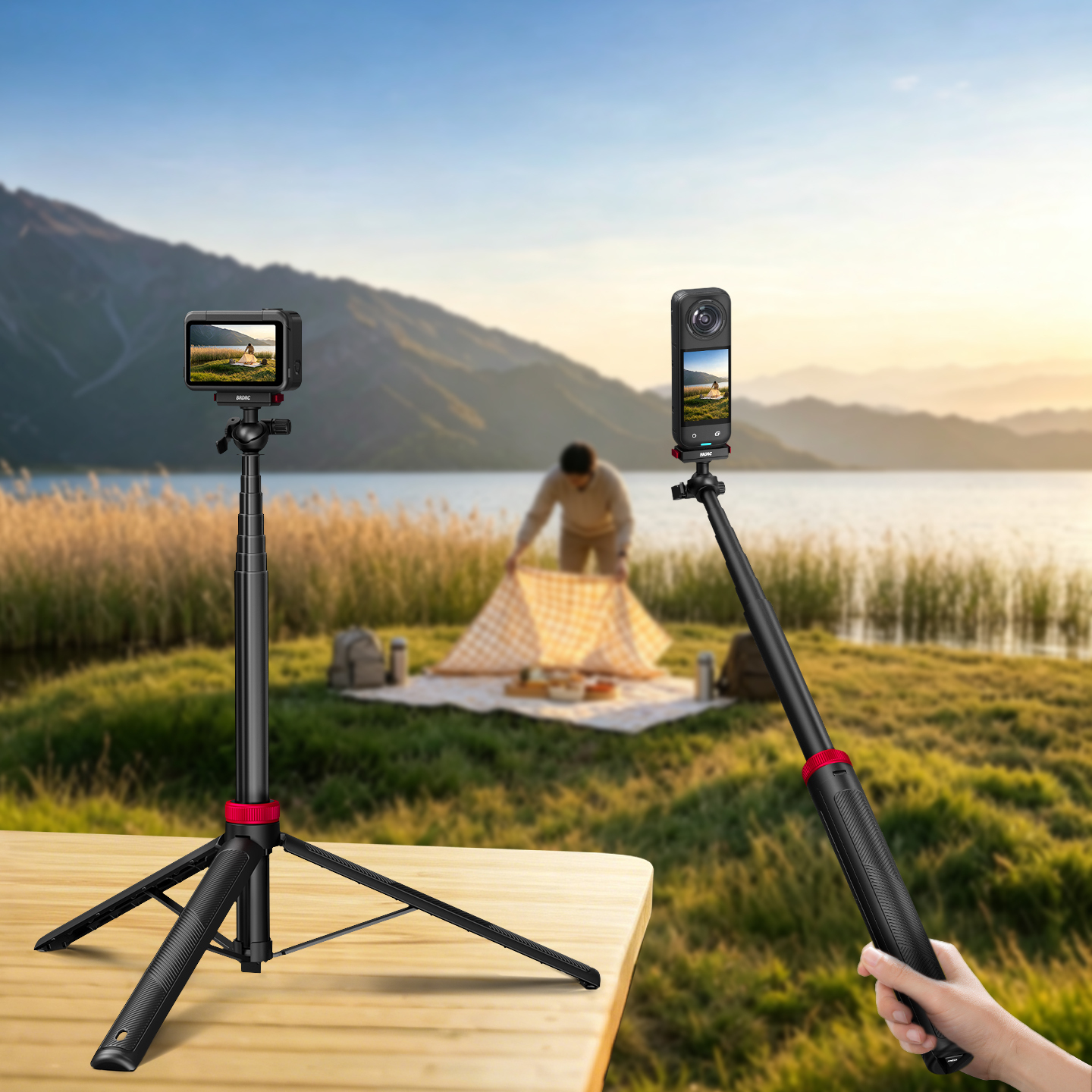 BRDRC Tripod for Insta360 Ace Pro 2 X6 X5