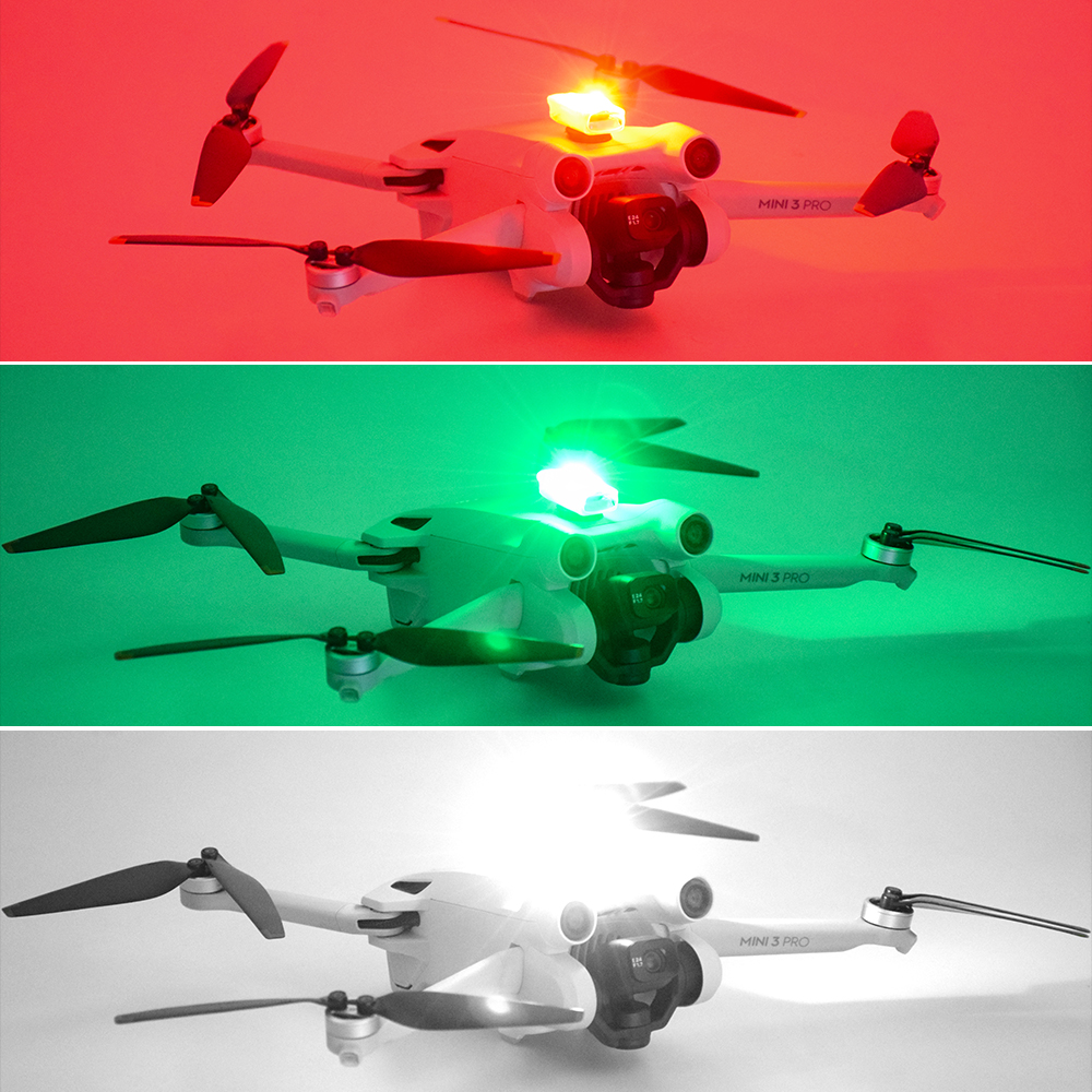 30 Pcs BRDRC Ultra-Light Strobe Light