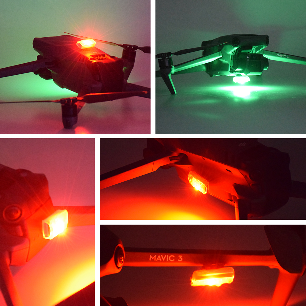 30 Pcs BRDRC Ultra-Light Strobe Light