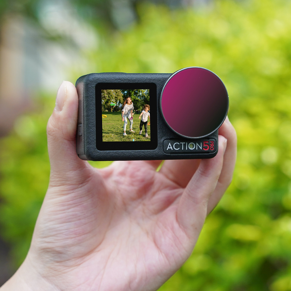 BRDRC  CPL UV ND8 ND16 ND32 Lens Filters Kit for OSMO Action 5 Pro Camera