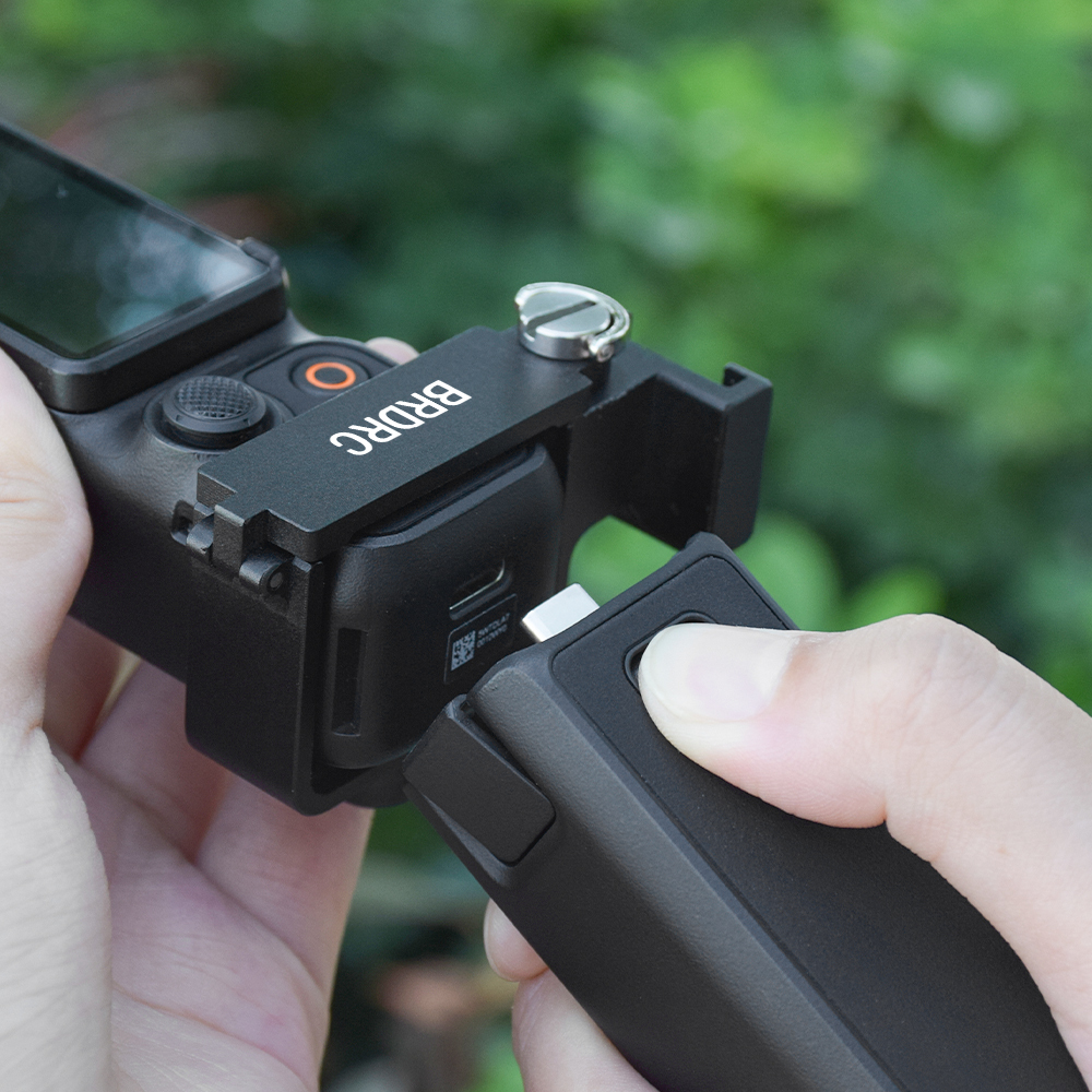 BRDRC Cold Shoe Mount Adapter for DJI Pocket 3 Camera