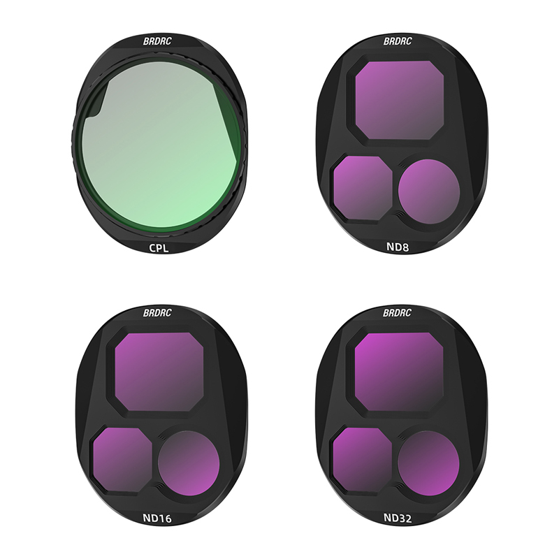 BRDRC Lens Filter ND CPL UV ND8 ND16 ND32 Filters Kit For DJI Mavic 4 Pro Drone